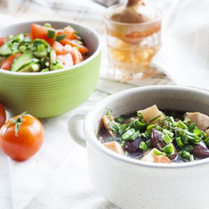 Soups and salads non veg